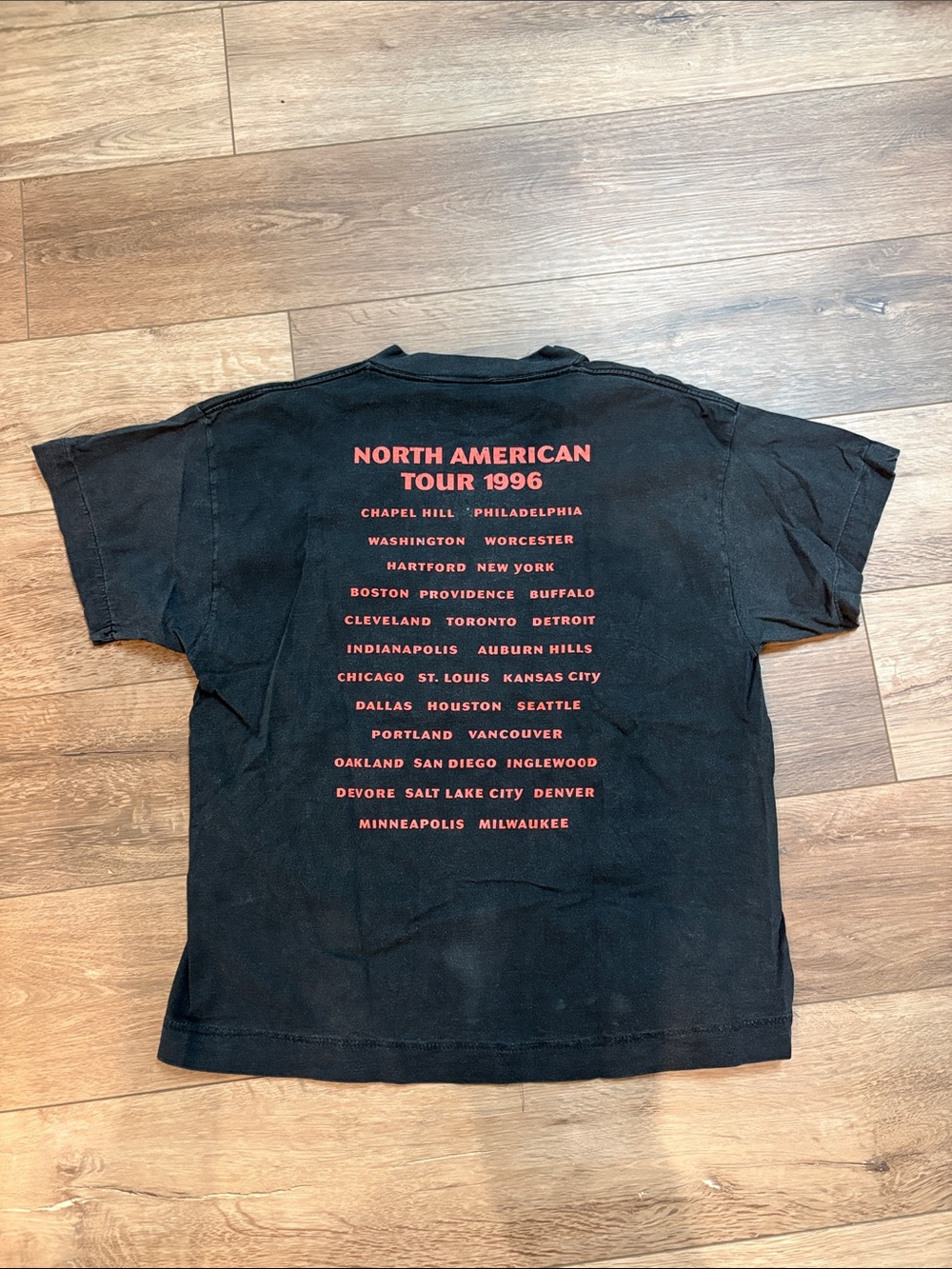 1996 Bob Seger and the silver bullet Band Tee Rare Vintage Concert Tour XL - Picture 3 of 4